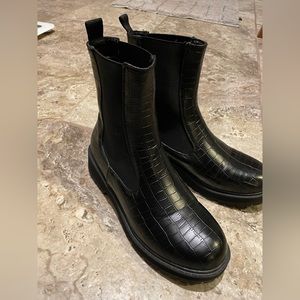 “Doc Marten” style boots